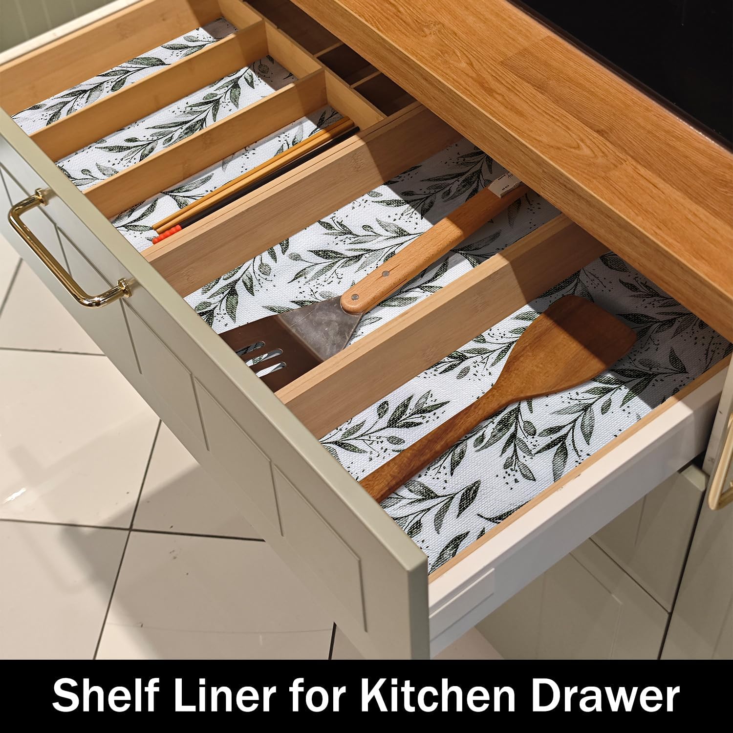 Thumbnail 2 de Amiitay Shelf Liners: Non-Adhesive, Non-Slip, 12IN x 20FT for Kitchens and Cabinets