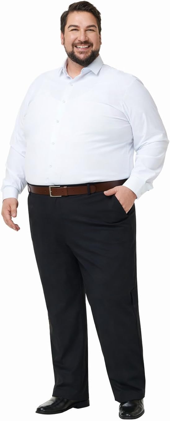 Thumbnail 4 de SNOWTEN Mens Classic Fit Golf Pants Stretch Dress Pants with Pockets (30''/32''/34'')