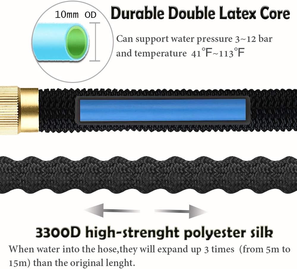 Detalle 2 de LUFENG garden hose 50ft expandable