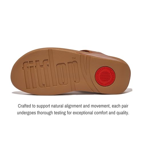 Thumbnail 3 de Fitflop Women's Lulu Leather Flip Flops – Toe-Post Sandals with Natural Arch Support