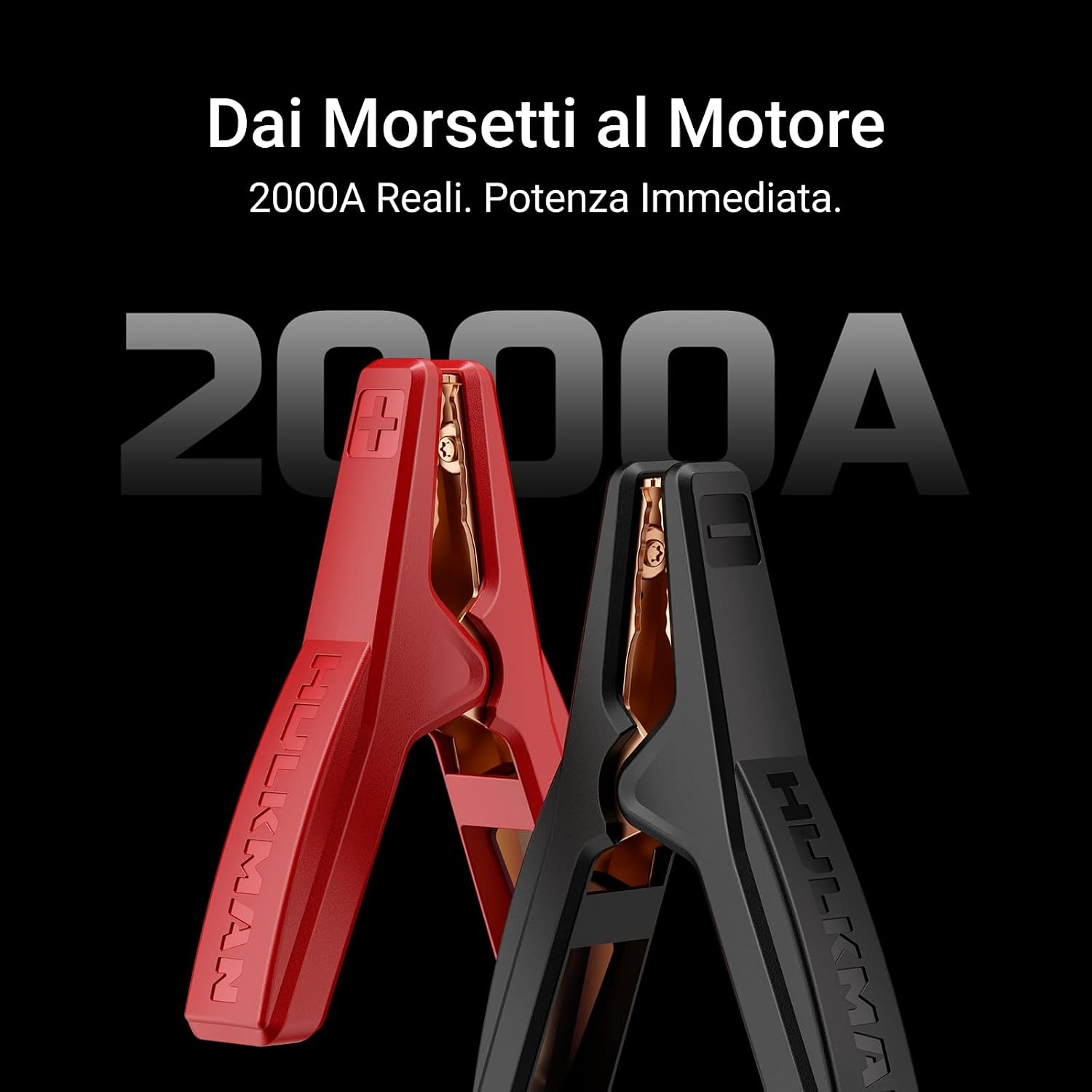Detalle de HULKMAN Alpha85 Grigio Spazio: Avviatore di Emergenza Intelligente 2000A, 74Wh