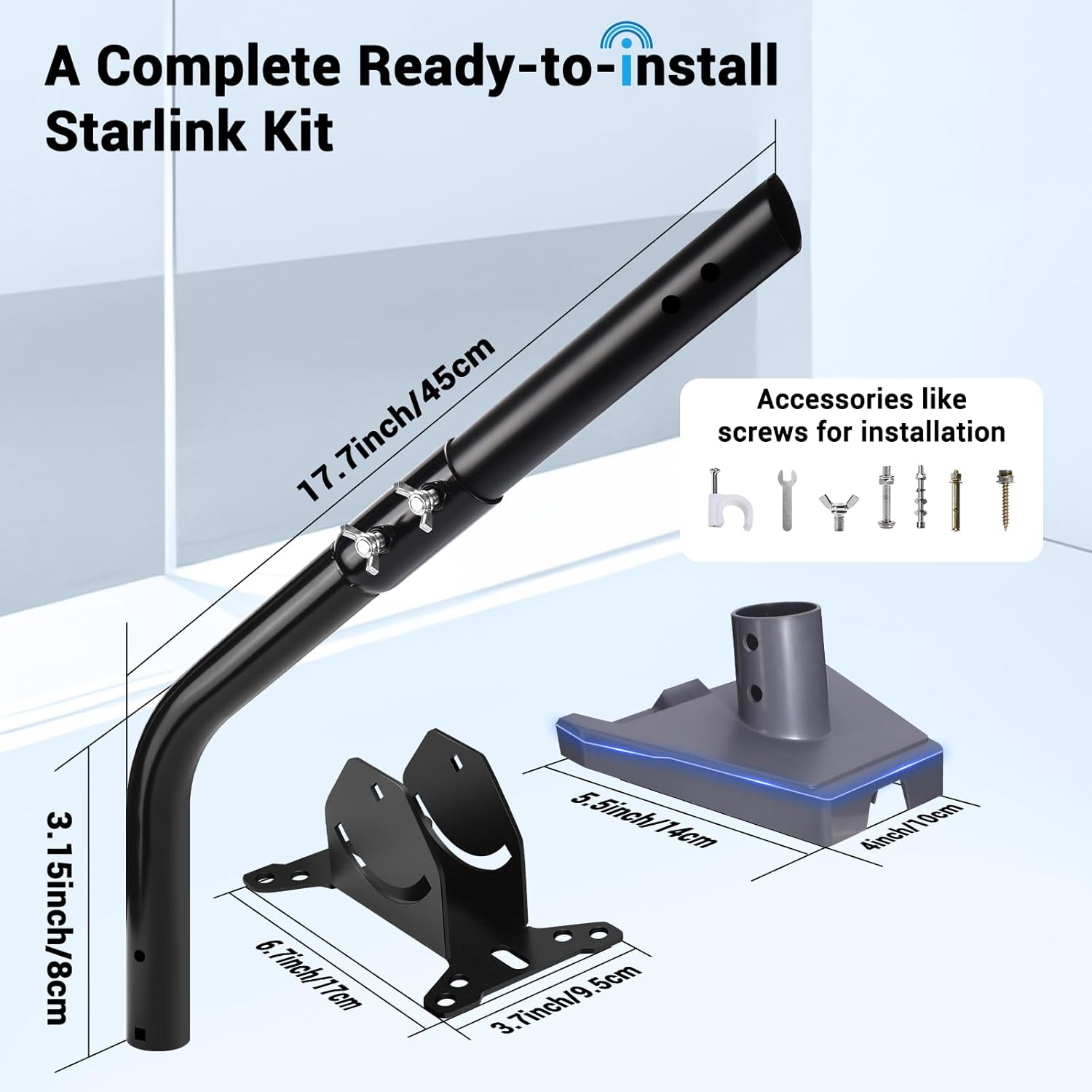 Thumbnail 4 de Gen 3 Starlink Mount: Adjustable Mounting Kit for Starlink Gen 3 and 4/4X