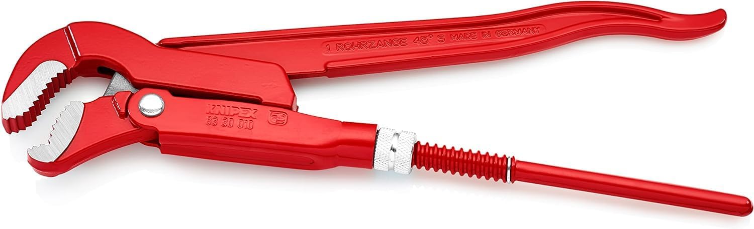 Detalle de KNIPEX 83 30 010 klucz do rur ze szczękami S, 320 mm, czerwony