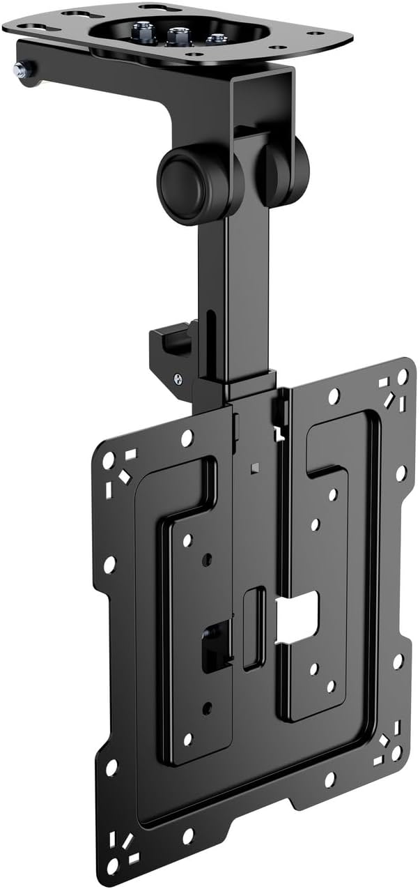 Detalle de AISENS CT43S-187 Deckenhalterung: Drehbar, faltbar, 19–43 Zoll, max. 20 kg, Schwarz