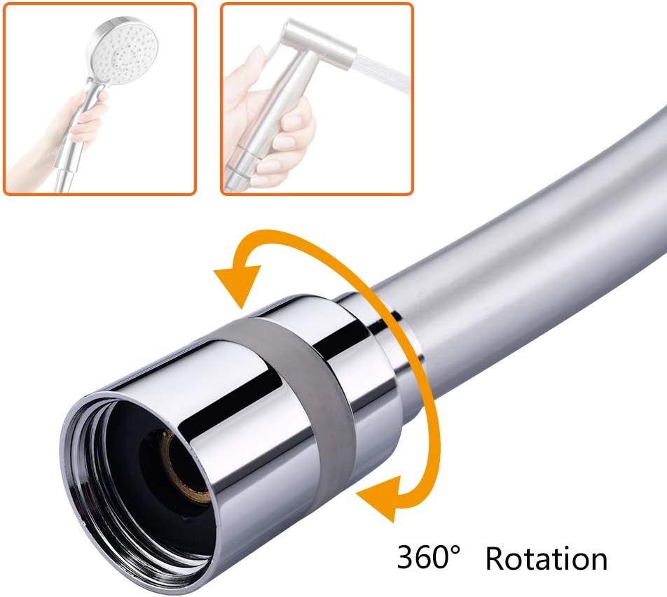 Thumbnail 6 de GRIFEMA COMPLENTO-G852: Tubo doccia flessibile da 150 cm anti-torsione, Bianco/Cromo