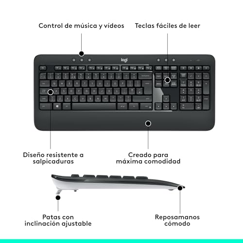 Thumbnail 6 de Logitech MK540 Advanced 3 años combo inalámbrico 📱