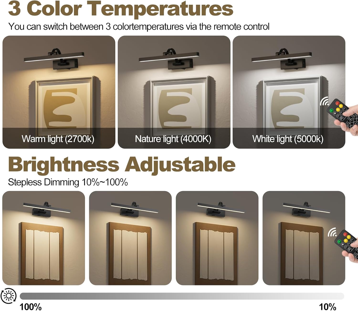 Thumbnail 2 de DarHorz Wireless Picture Light 15.5-Inch