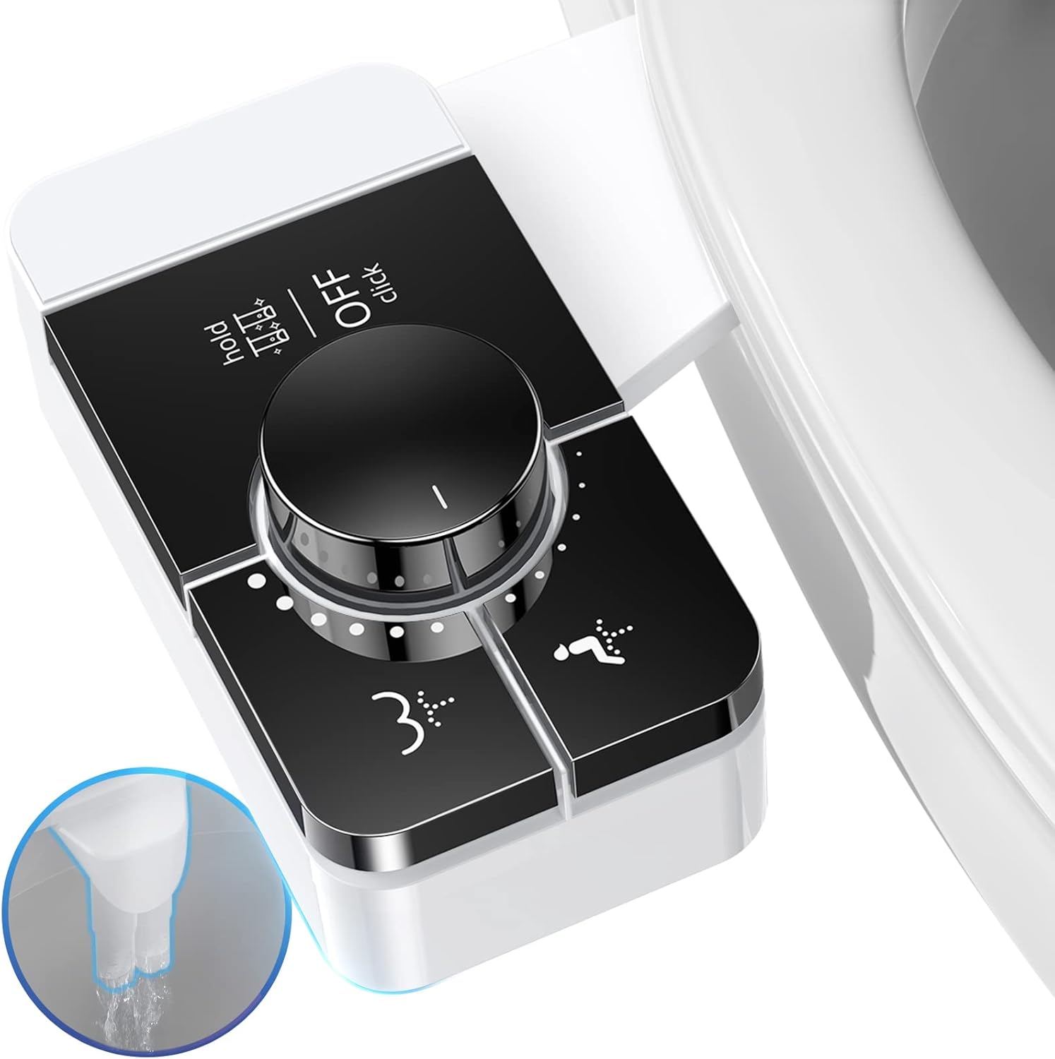 Detalle de SHIKITEK Bidet Attachment, Brass Valves