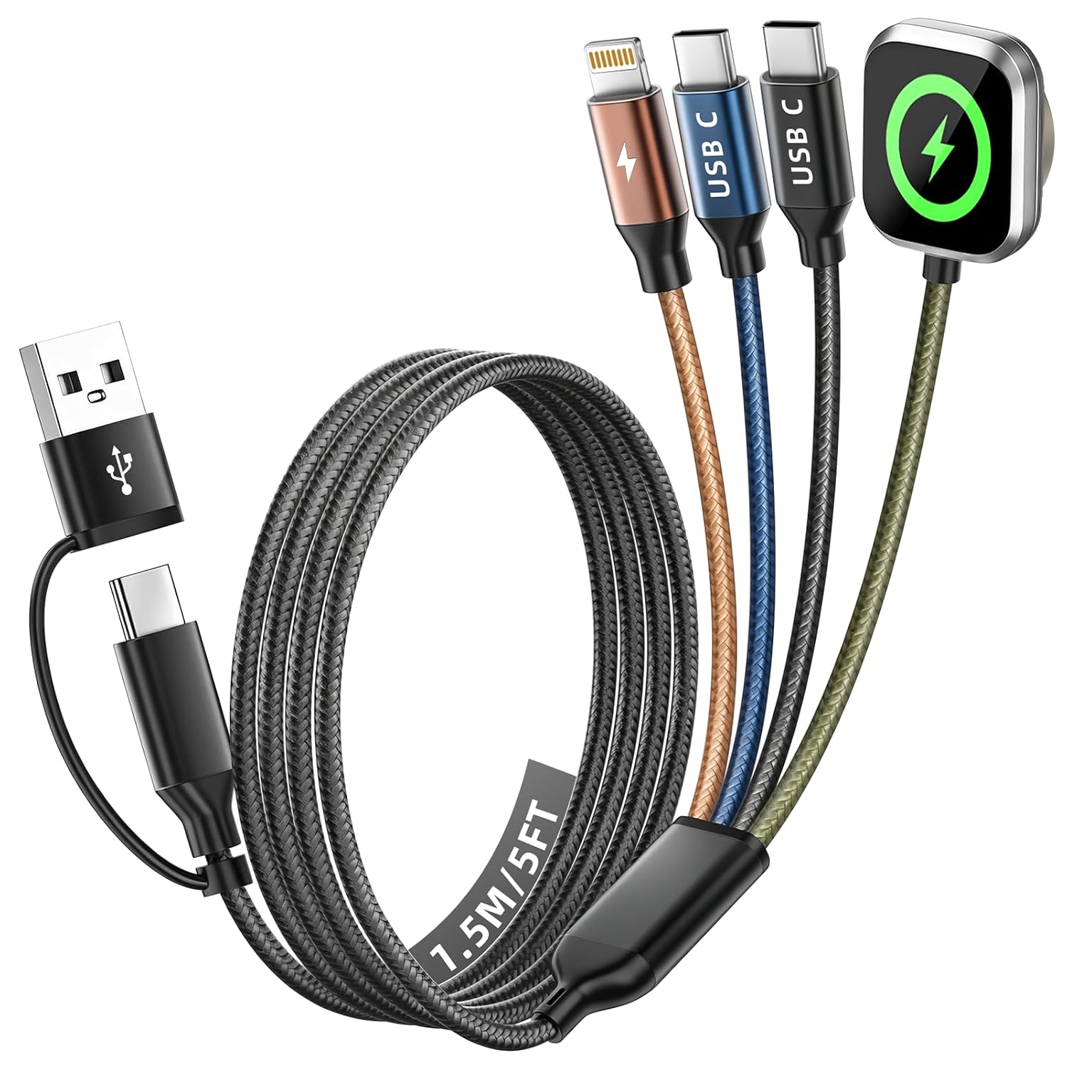 Detalle de Multi-Device Charging Cable 5 ft