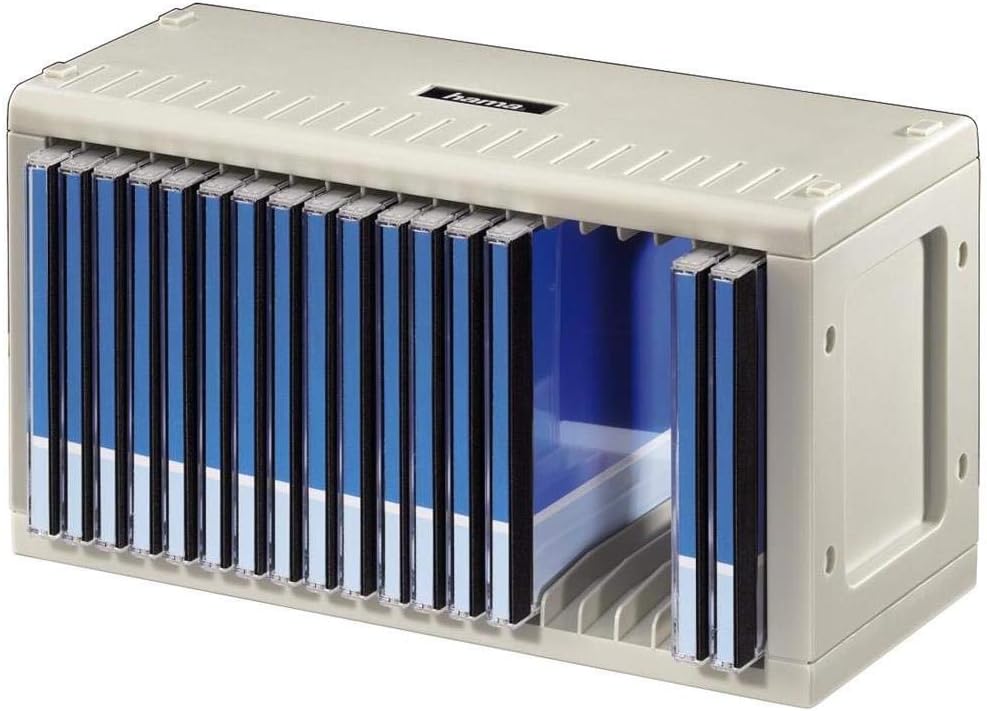 Thumbnail 1 de Hama CD-ROM Rack 20 CD- und DVD-Regal (erweiterbar), grau – zur Wandmontage oder Aufstellung