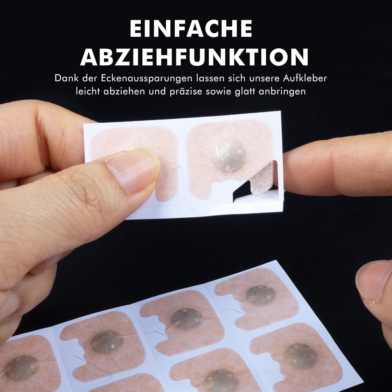 Detalle de Nozibye Nasenpflaster Magnet – Sparpackung (Schwarz, 30 Paar) für 30 Tage