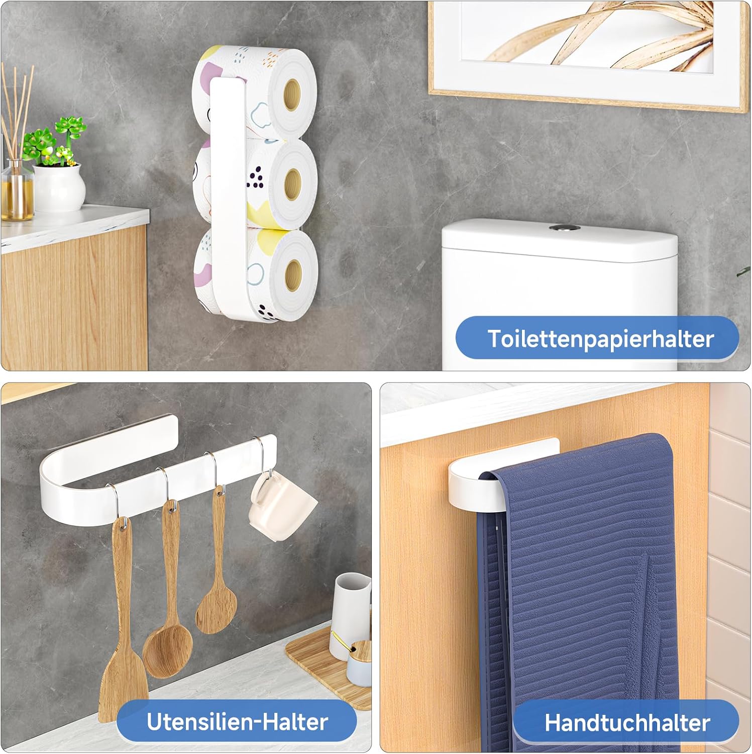 Thumbnail 6 de Toilettenpapier Aufbewahrung für 3 Rollen