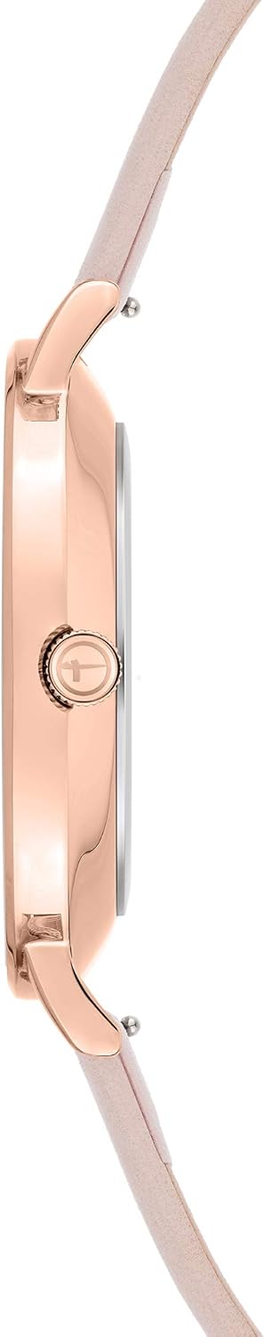 Thumbnail 1 de Tamaris Damenuhr mit Lederband – Runde 36 mm, IP Roségold poliert