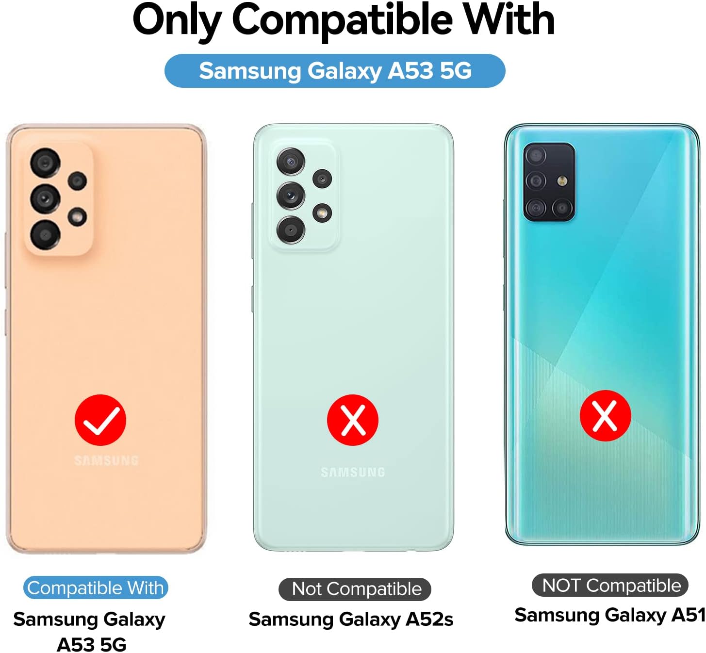 Detalle de ivoler Pack de 4 Verre Trempé Compatible Galaxy A53 5G + Kit d’installation et protections caméra