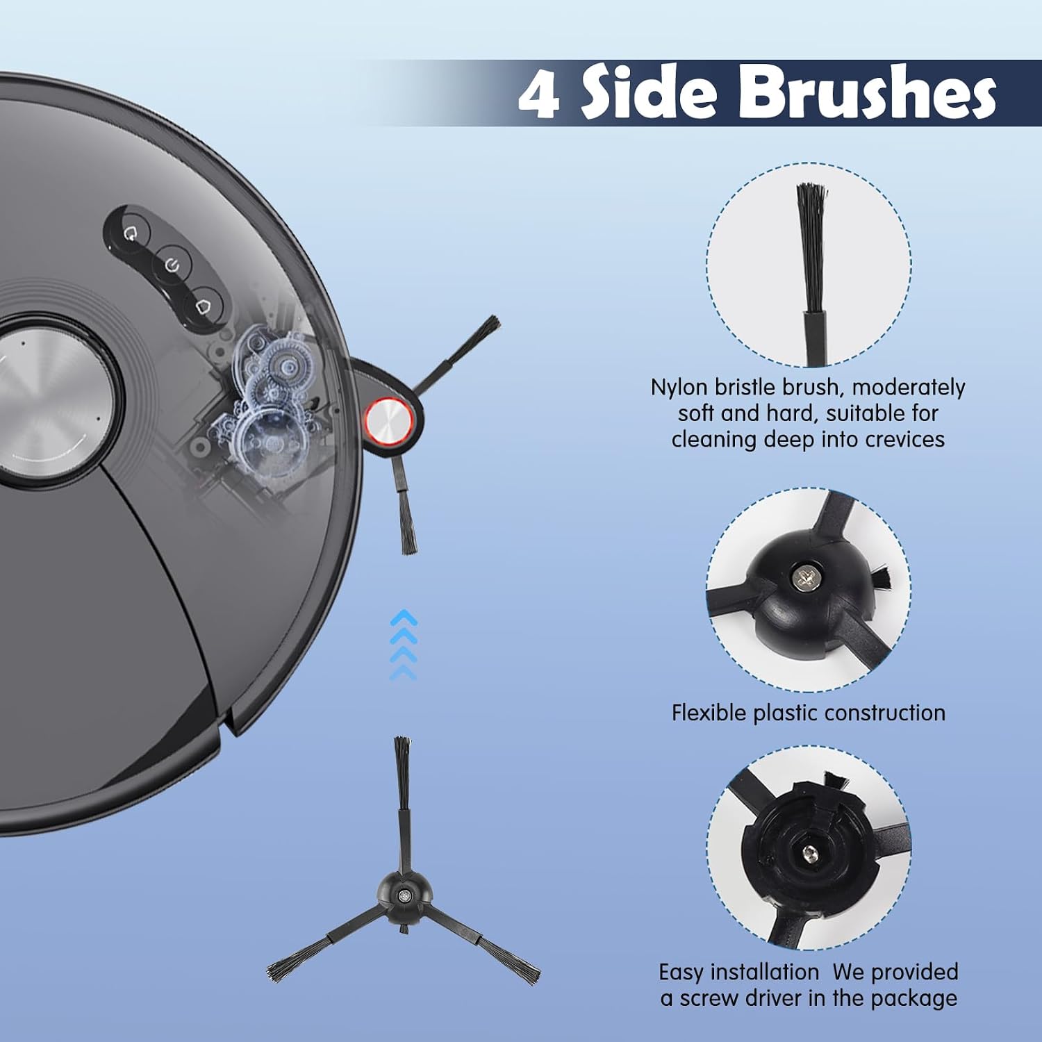 Thumbnail 6 de VIEWALL S8 MaxV Ultra Accessory Kit for Roborock Vacuum Cleaner