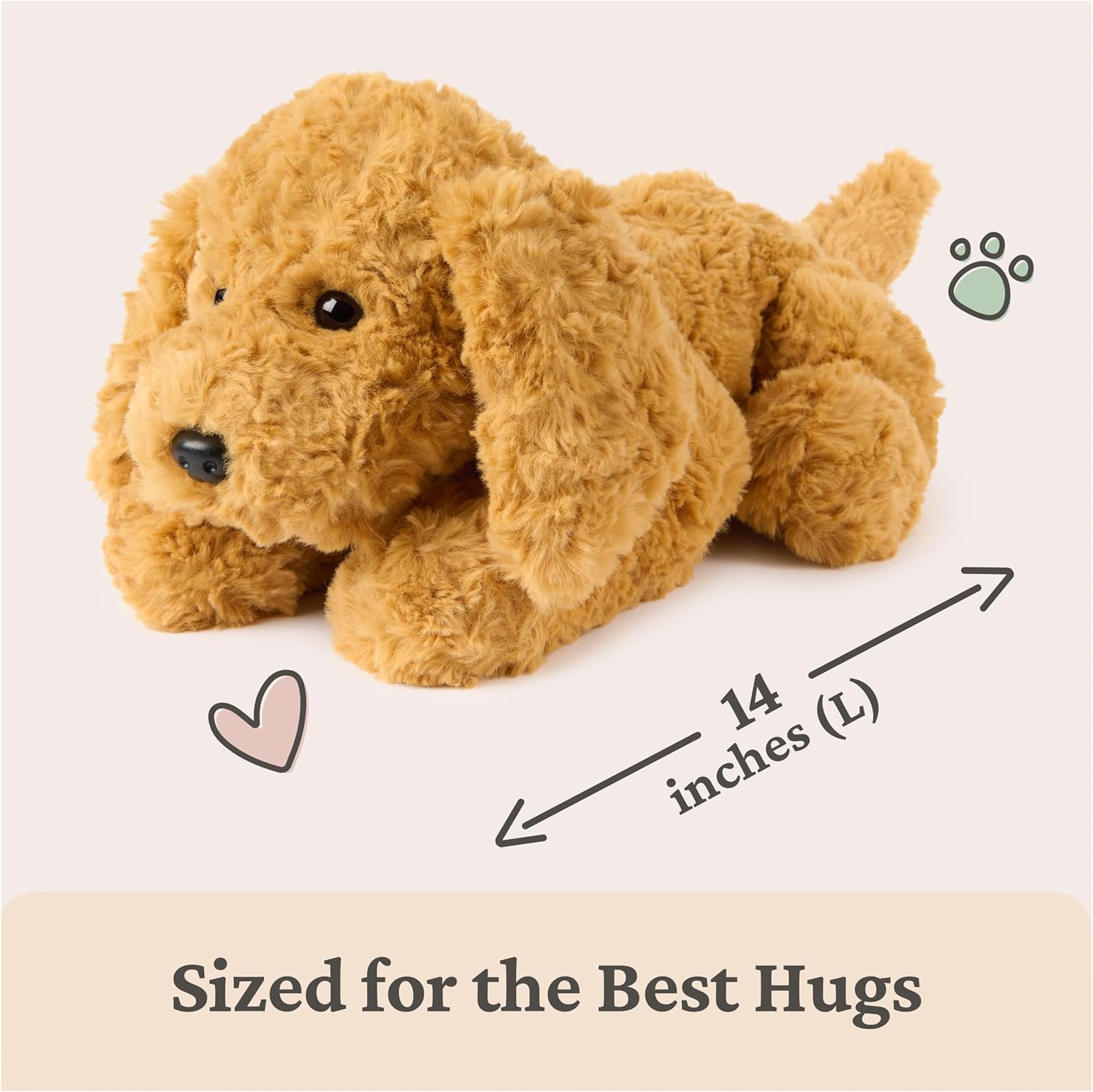 Thumbnail 5 de GUND Forever Friends Muttsy Dog Plush Toy (14”) – Amber