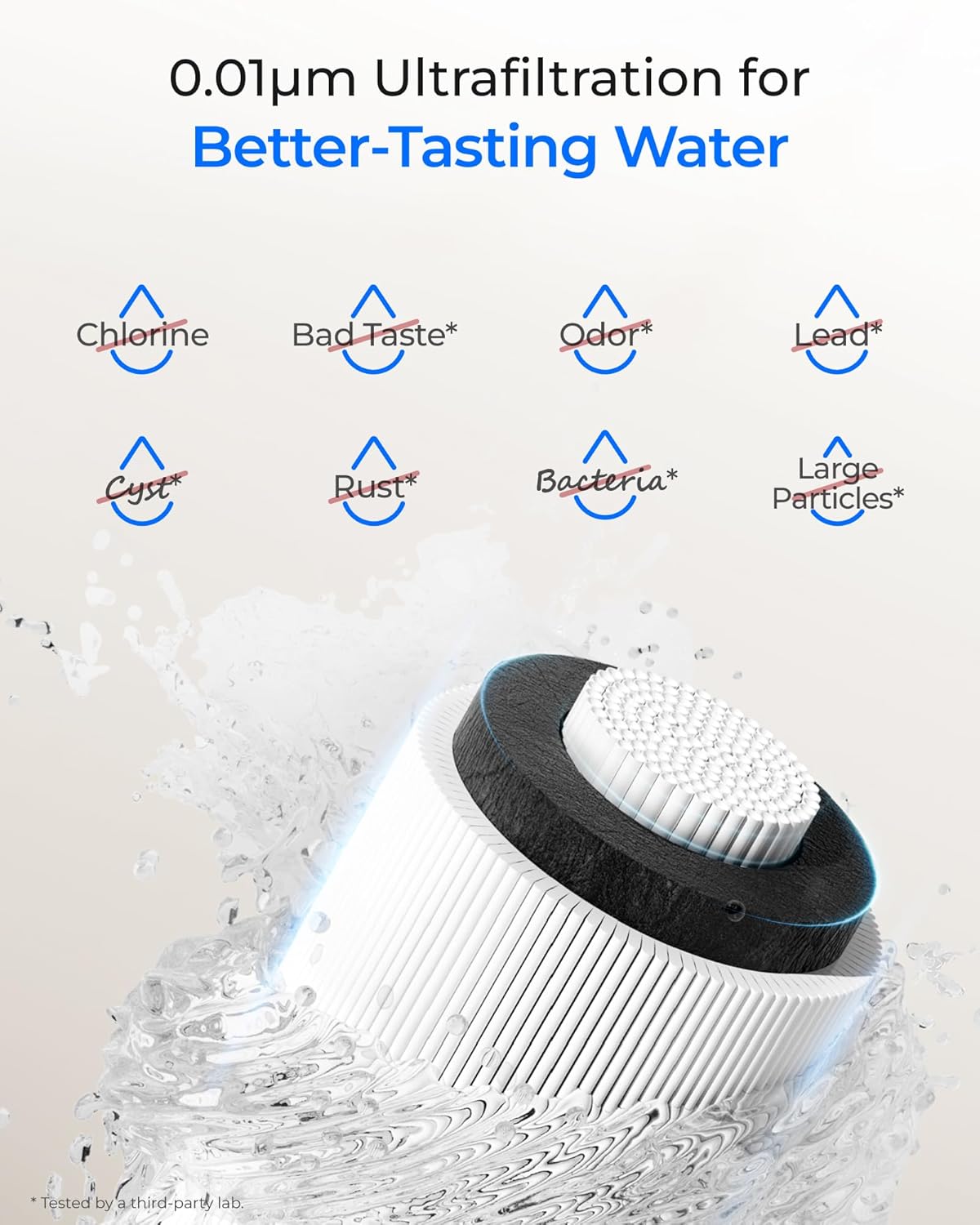 Thumbnail 2 de Waterdrop 10UA-UF Filtre sous évier 0,01 μm 41600 L