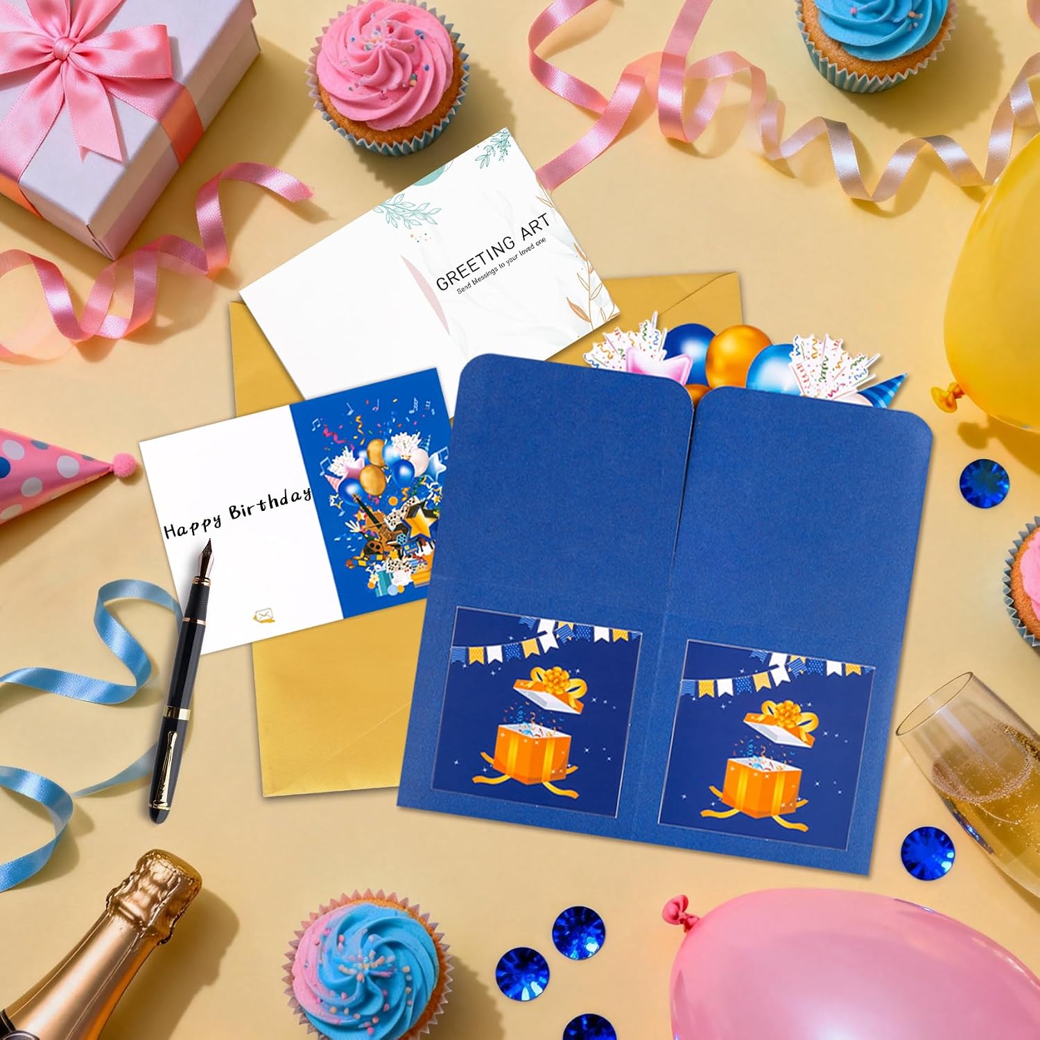 Detalle 2 de GREETING ART Pop-Up Birthday Card, 3D