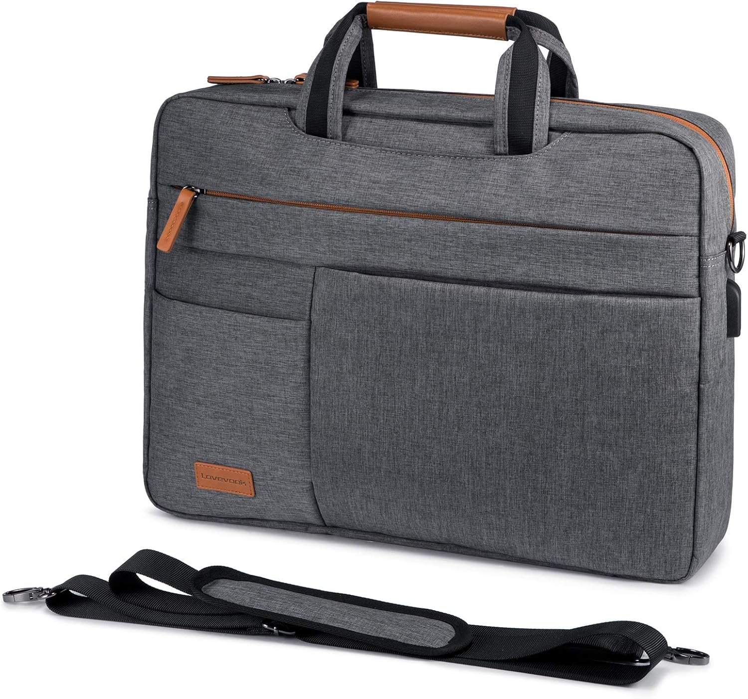 Thumbnail 6 de LOVEVOOK Laptoptasche 17 Zoll: Wasserdichte Akten- und Reisetasche für Business und Alltag