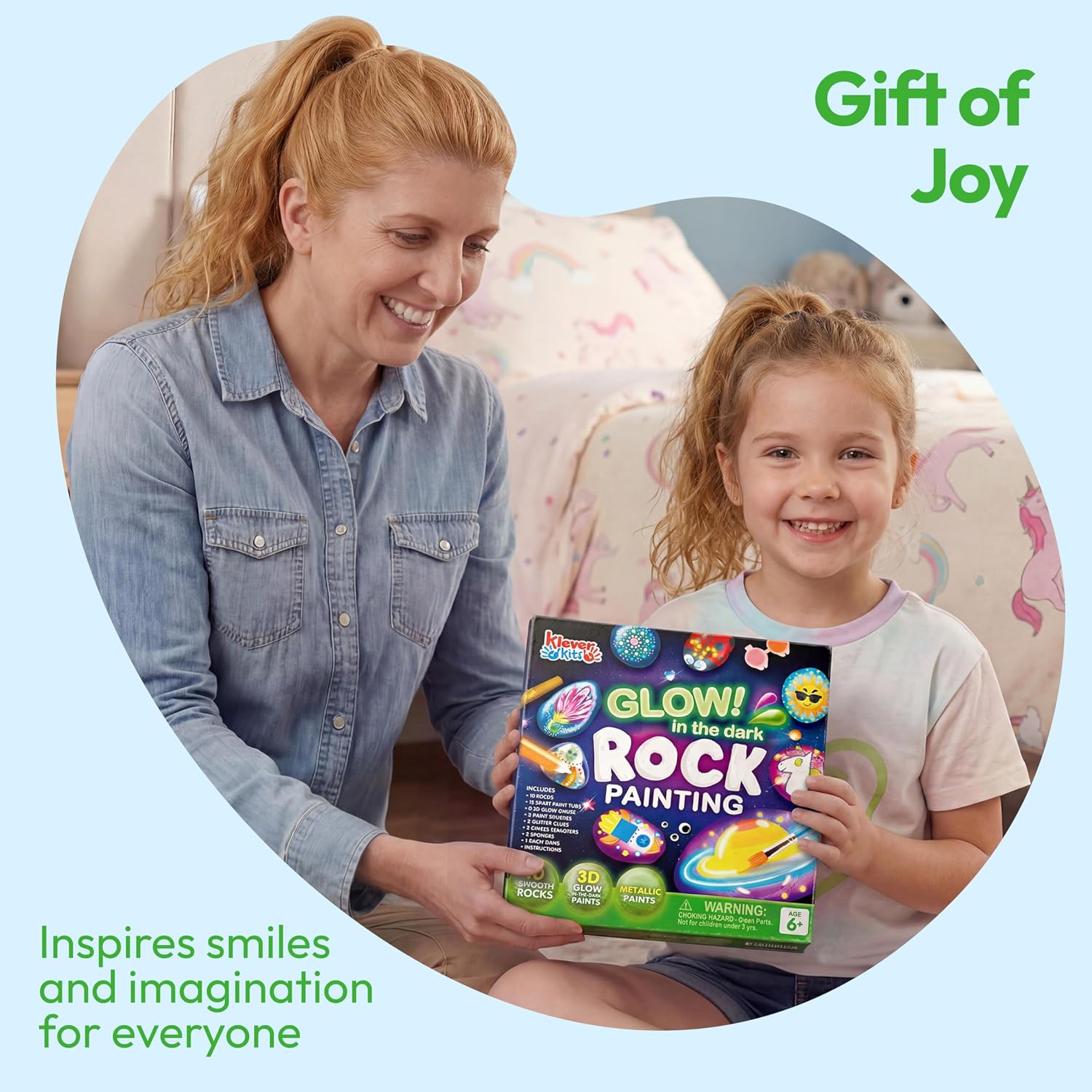 Thumbnail 6 de JOYIN Rock Painting Kit glow-in-the-dark craft kit 🎨