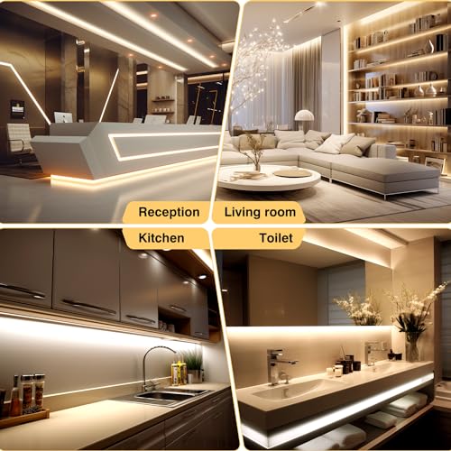 Thumbnail 6 de Ruban LED COB 5M Luktix 24V 3000K – dimmable, CRI92, télécommande RF