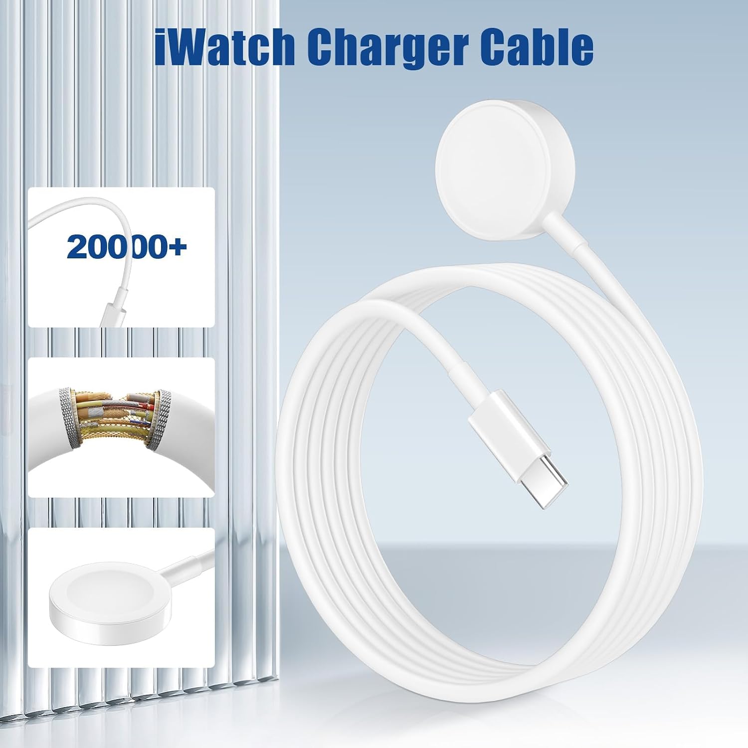 Detalle 2 de Apple Watch Ladekabel 20W USB‑C Schnellladegerät