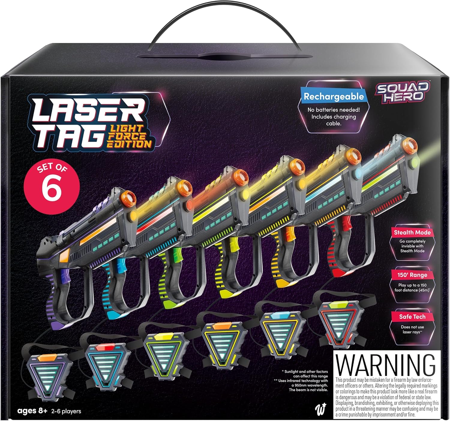 Thumbnail 1 de Squad Hero Rechargeable Laser Tag 150 ft
