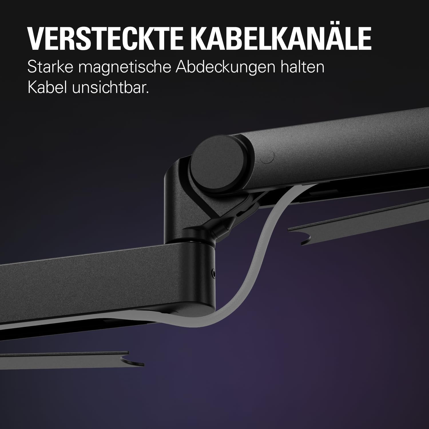 Detalle de Elgato Wave Mic Arm Pro – Gasfeder-Mikrofonarm mit verdeckten Kabelkanälen und starker Tragfähigkeit