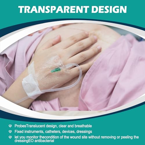 Thumbnail 4 de YHOVID Transparent Film Dressing 4" x 4.75" (Box of 30): Waterproof, Hypoallergenic Wound Care