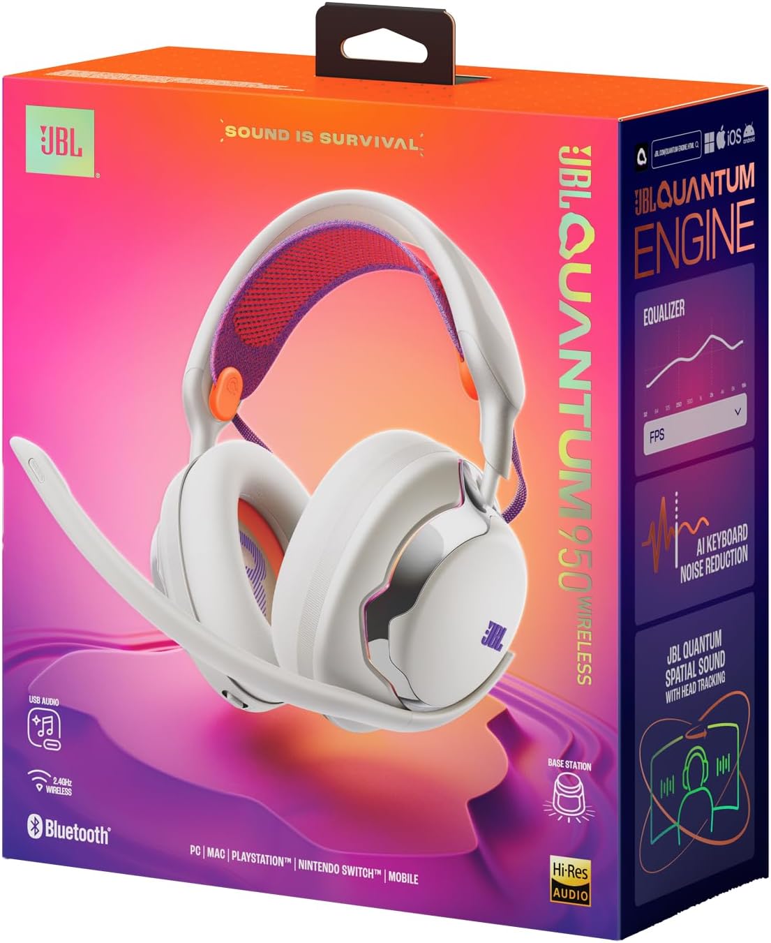 Thumbnail 6 de JBL Quantum 950 Kabelloses Multi-Plattform-Gaming-Headset
