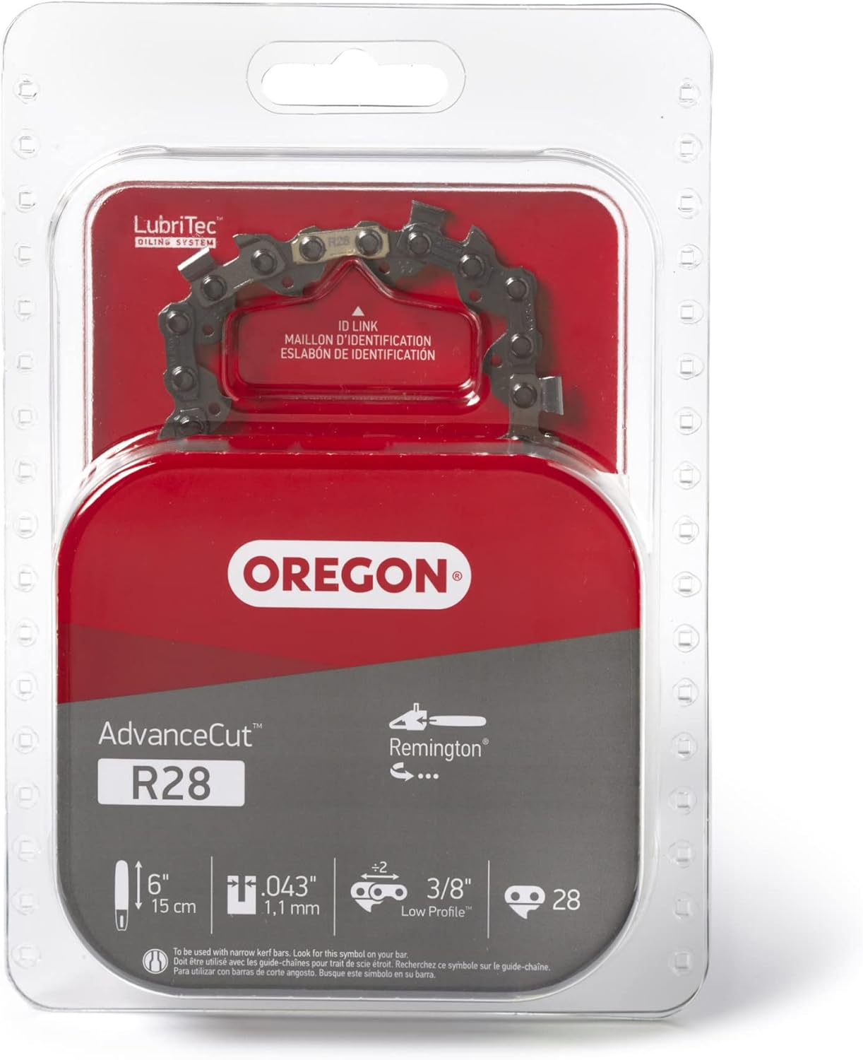 Thumbnail 4 de Oregon R28 AdvanceCut Chaîne de Rechange pour tronçonneuse Remington 15,2 cm