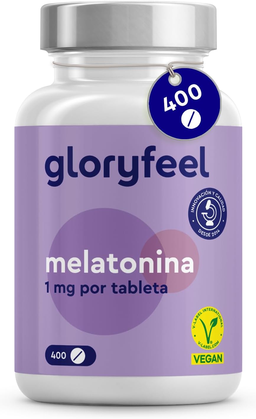 Melatonina 400 Tabletas 1 mg para dormir bien