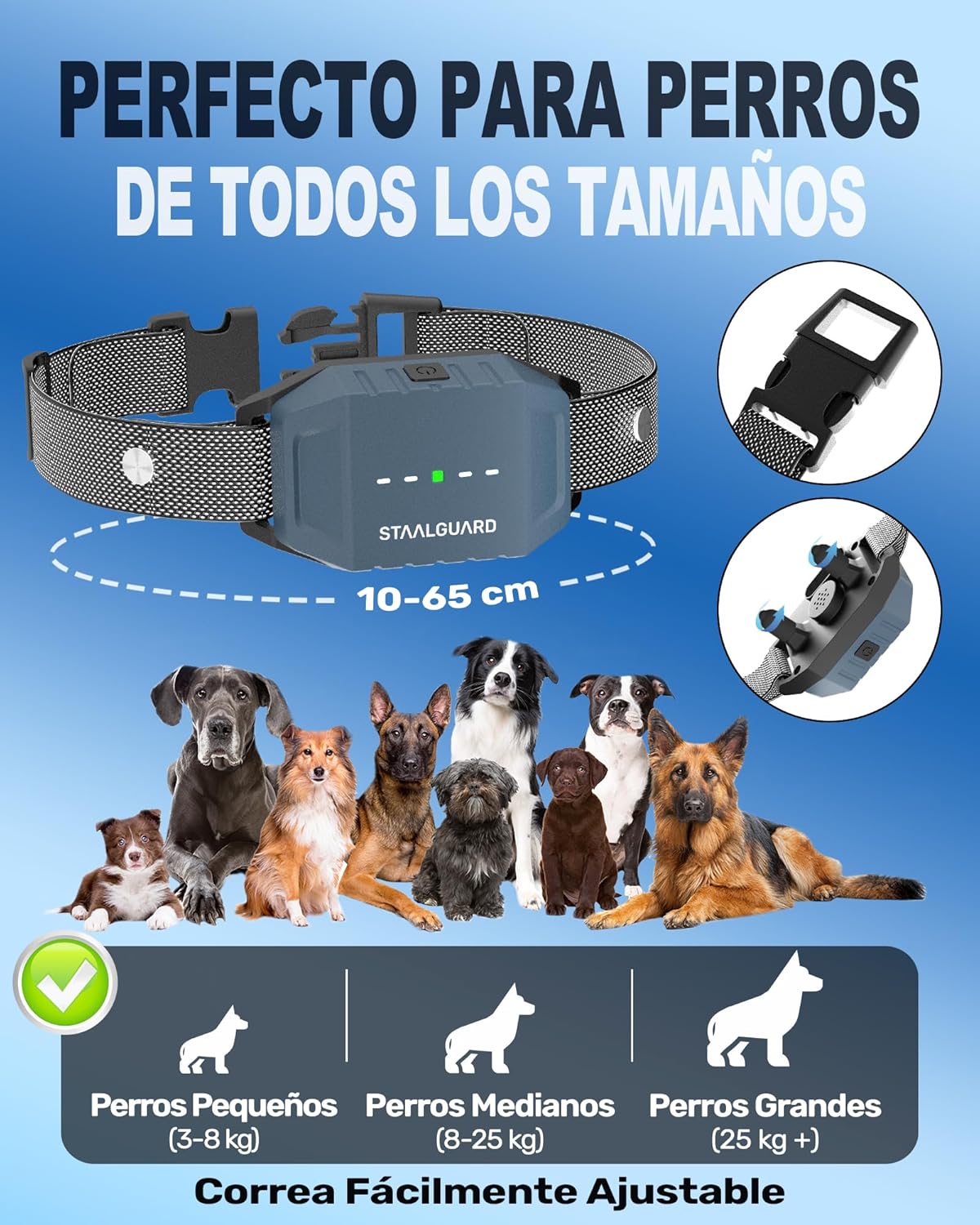 Thumbnail 6 de Staalguard Collar de Adiestramiento para Perros 3000m