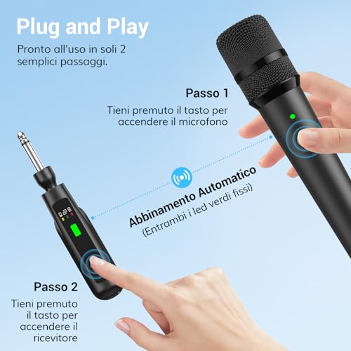 Thumbnail 7 de TONOR microfoni wireless dinamici TW 220