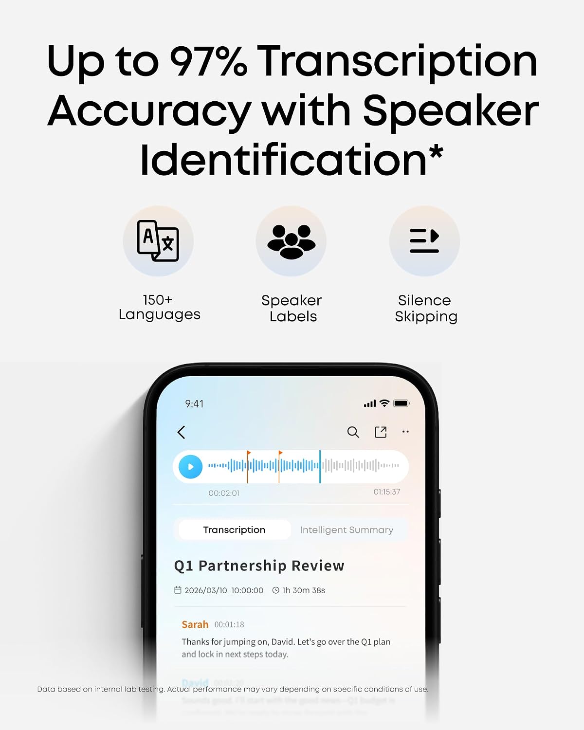 Thumbnail 5 de soundcore Work AI Voice Recorder by Anker — Wearable AI Meeting Companion
