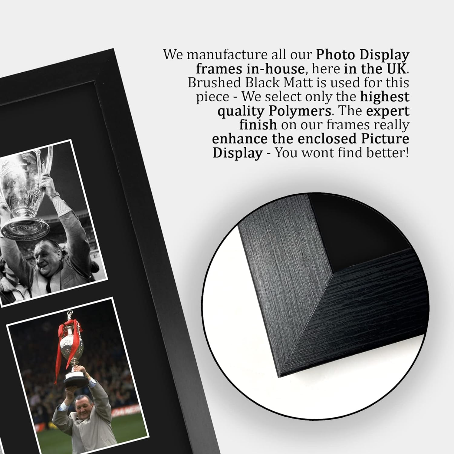 Thumbnail 5 de HWC Trading FR A3 Bob Paisley framed signed autograph picture (330x445mm) for Liverpool fans