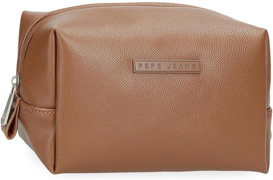 Detalle de Pepe Jeans Elia Neceser Marrón 17,5x10,5x9,5 cm