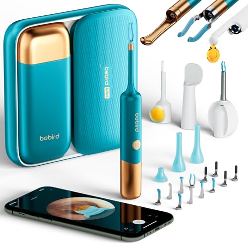 Detalle de Bebird Earsight Ultra Détartrant pour Oreilles avec 5G-WLAN et Otoscope HD 1080P – kit complet