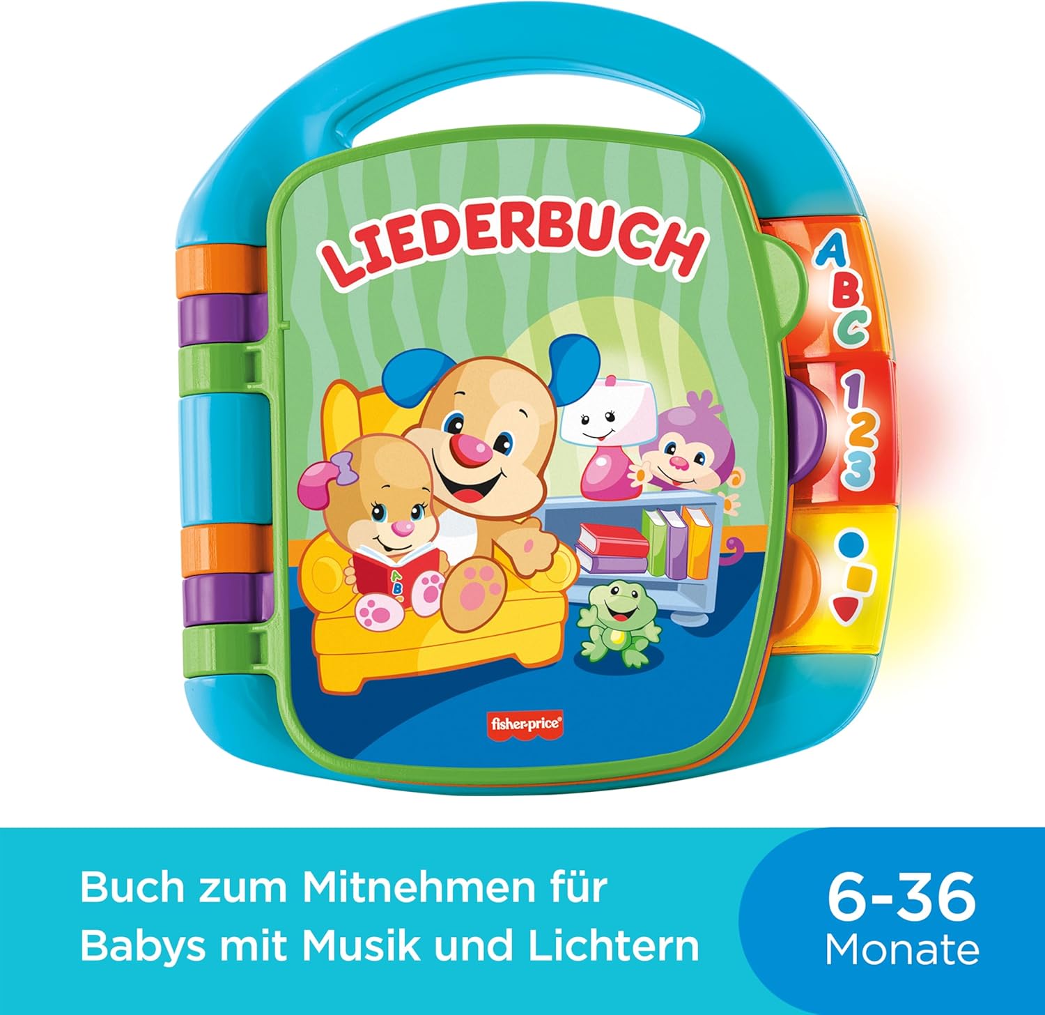 Detalle de Fisher-Price Lernspaß Liederbuch 6 Monate