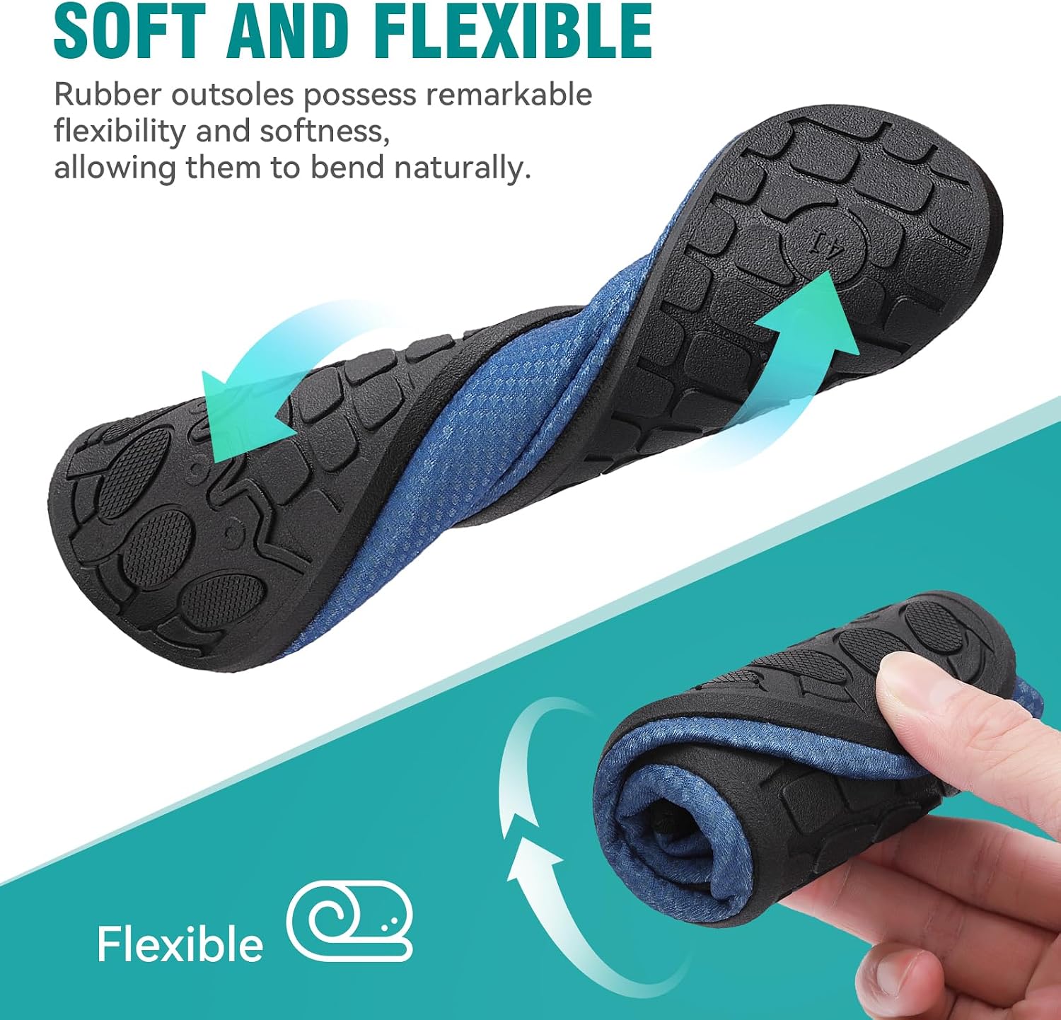 Detalle de Gitzing Water Shoes Beach Quick-Dry Swim Aqua Socks for Women and Men