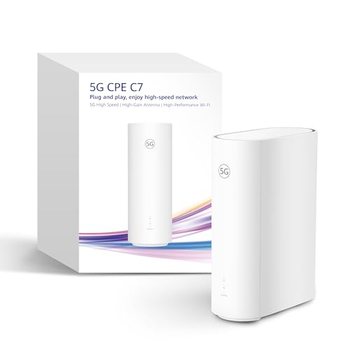 Detalle de Brovi 5G CPE C7 Router SIM: WiFi 6 AX3000, fino a 3 Gbps teorici e due porte Gigabit LAN