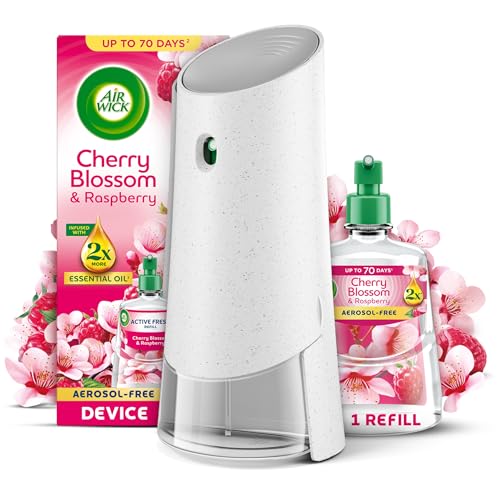 Detalle de Air Wick Cherry Blossom & Raspberry Aerosol-Free Automatic Spray Kit