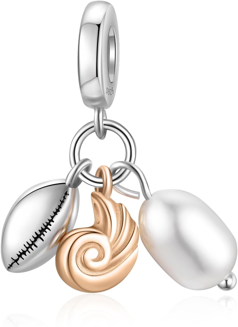 Thumbnail 6 de SEVENWELL Schildkröte Muschel Ozean Charm aus vergoldetem 925 Sterling-Silber (nickelfrei) für Pandora