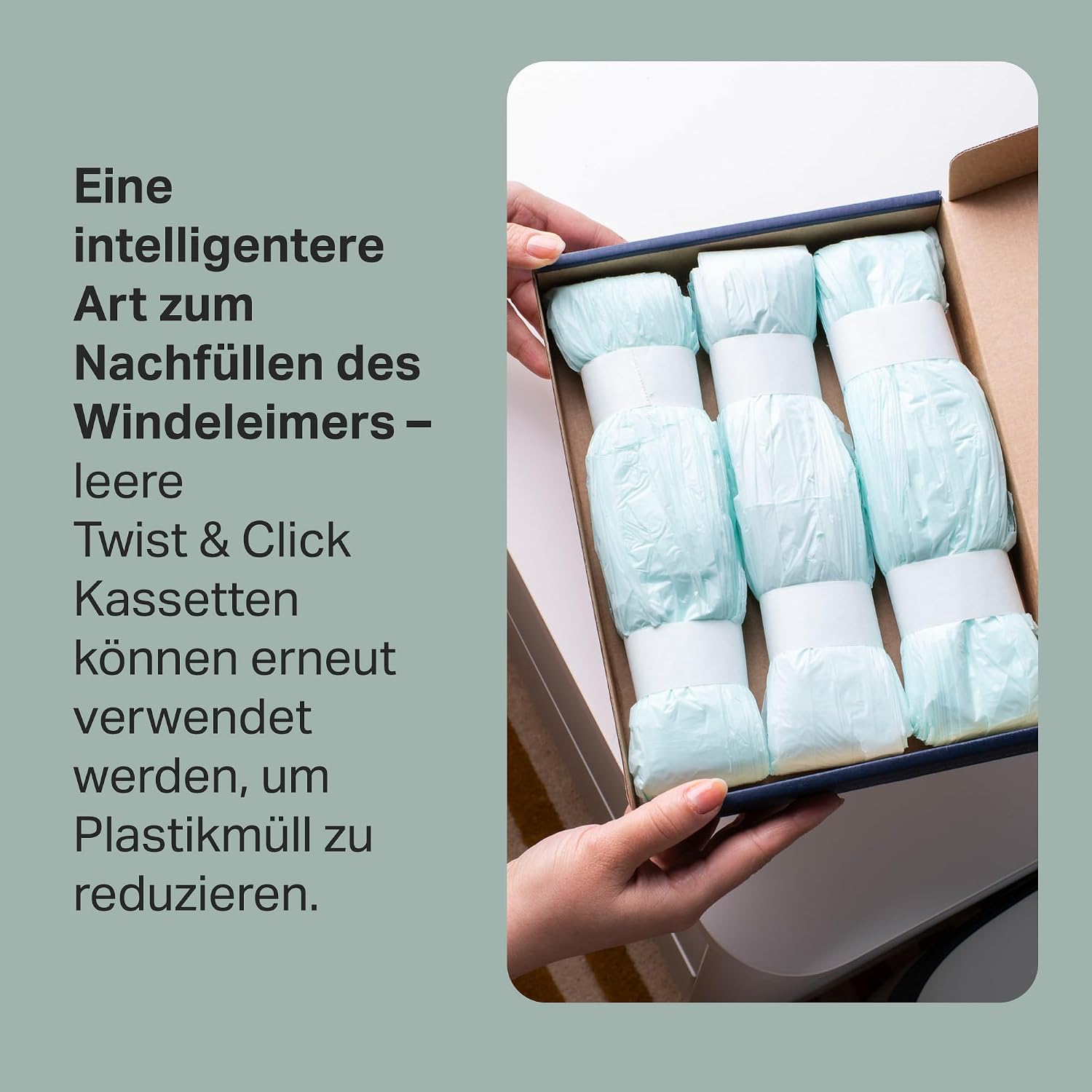 Detalle 1 de Tommee Tippee Twist & Click Nachfüllfolie 18er Pack