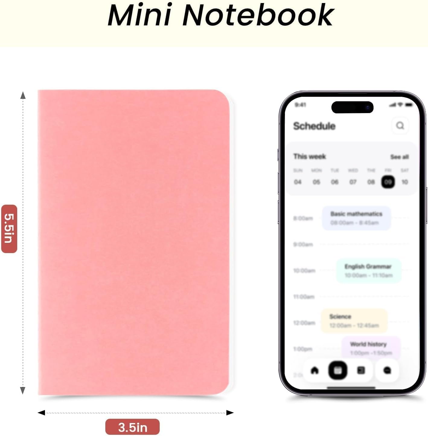 Detalle 2 de Oucaru 32-Piece Mini Notebooks, 3.5" x 5.5" Blank, 16 Colors