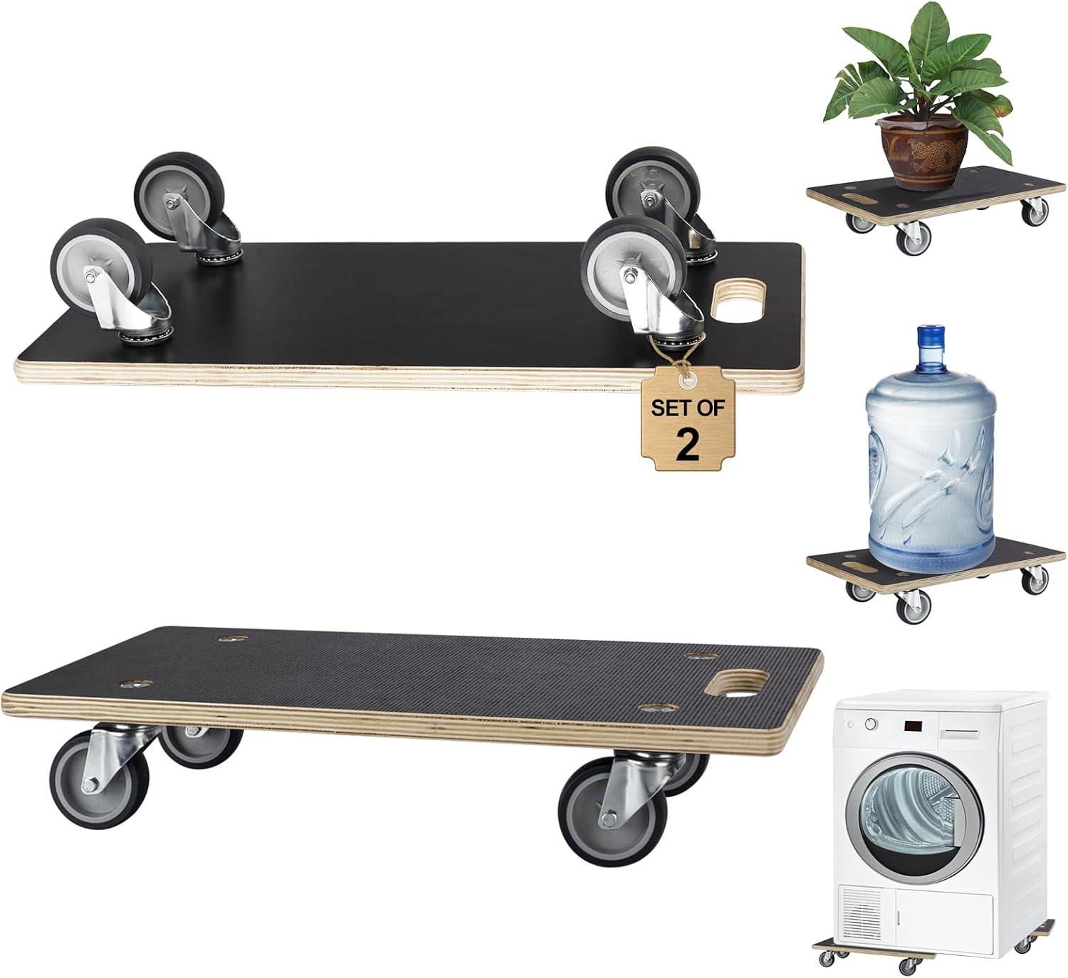 Detalle de Furniture Mover Dolly Carts, 2-Pack