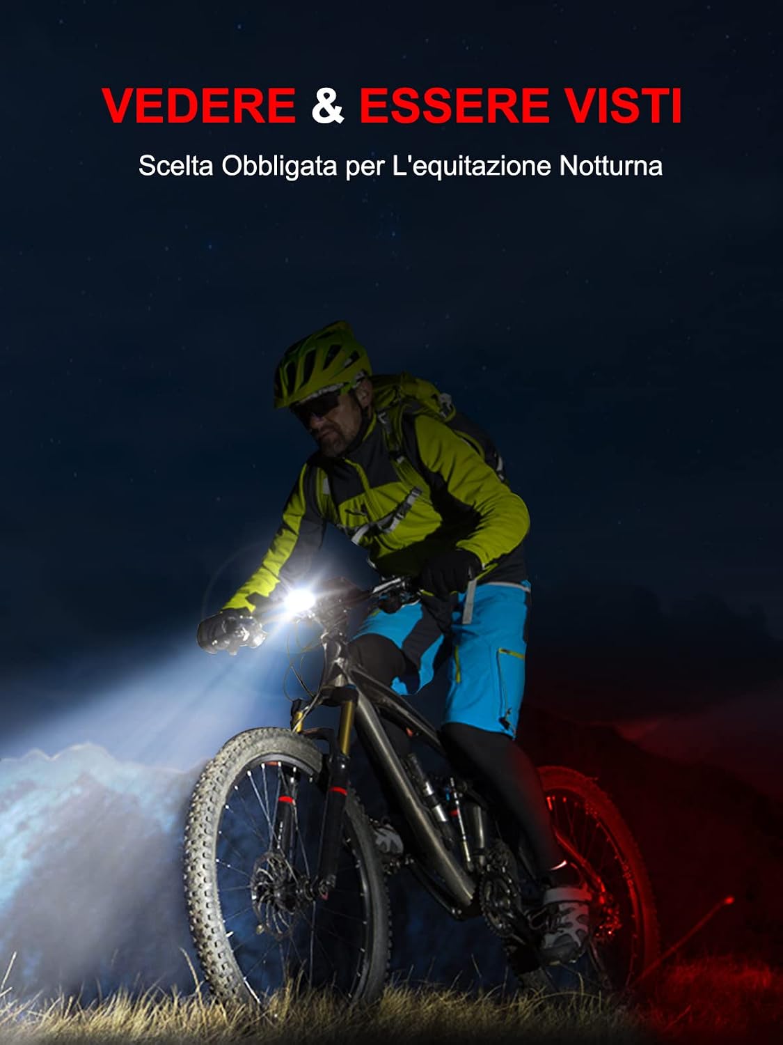 Thumbnail 6 de CIRYCASE Luci bici anteriori e posteriori USB ricaricabile: illuminazione super luminosa, IPX6 e 8+12 modalità