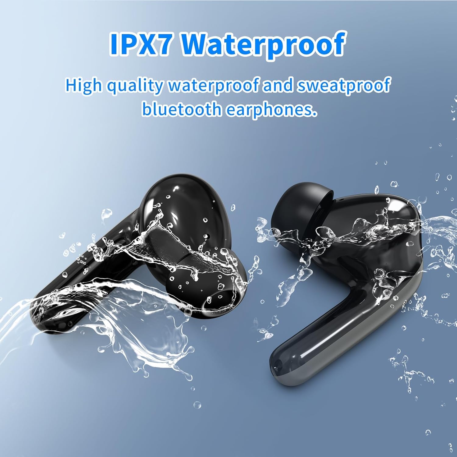 Thumbnail 4 de aaaioe Wireless Earbuds with Bluetooth 5.3, ENC Call Noise Reduction, 40H Playtime and IPX7 Sweatproof