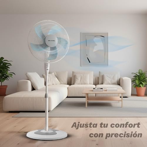 Thumbnail 7 de Grunkel Ventilador de Pie de 50W, 16" (40 cm) con 3 Velocidades y Altura Ajustable