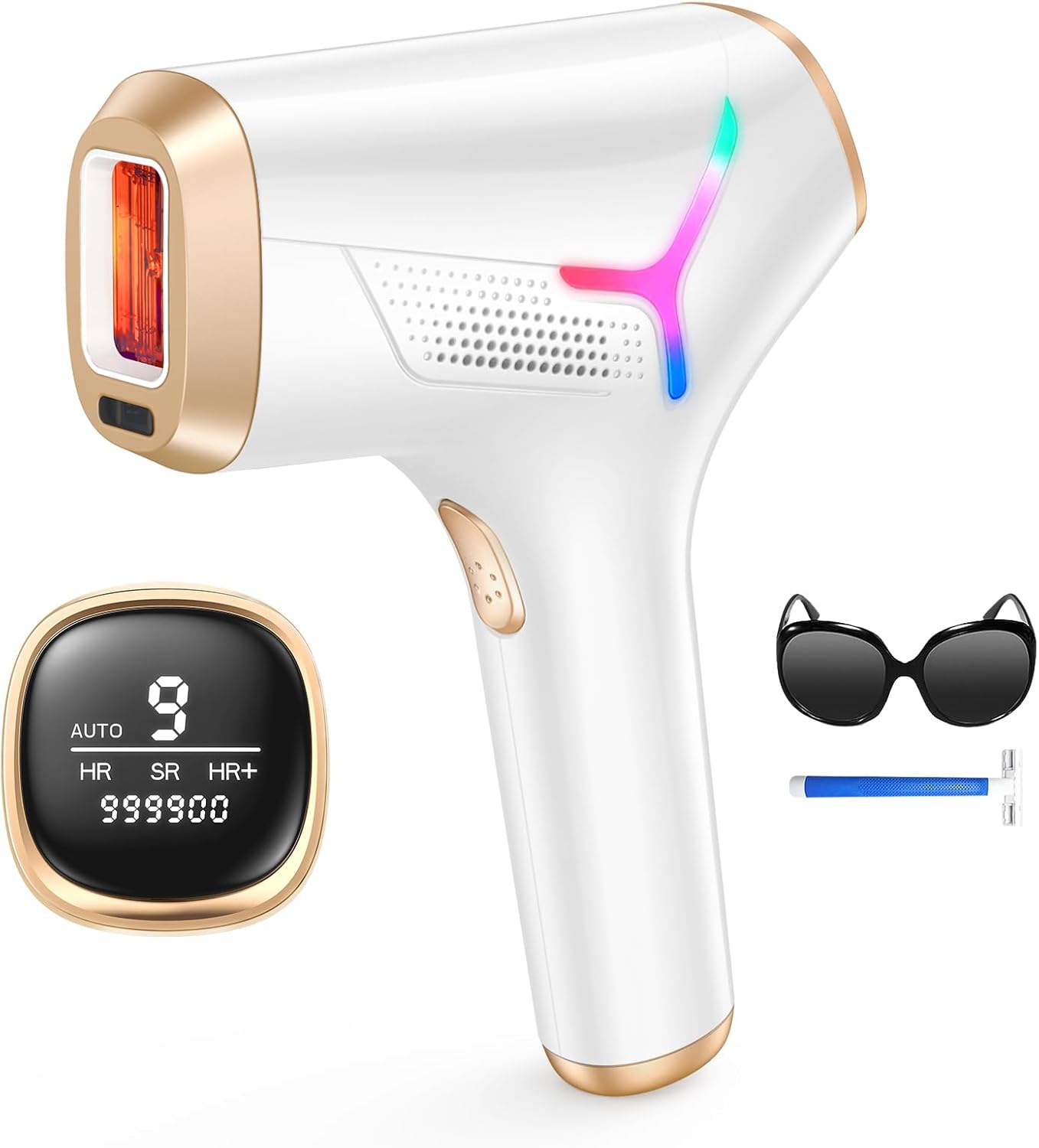 Detalle de Haarlosy Epilatore Luce Pulsata GLY03 3IN1 HR/SR/HR+ con Tecnologia IGBT – Epilazione professionale a casa